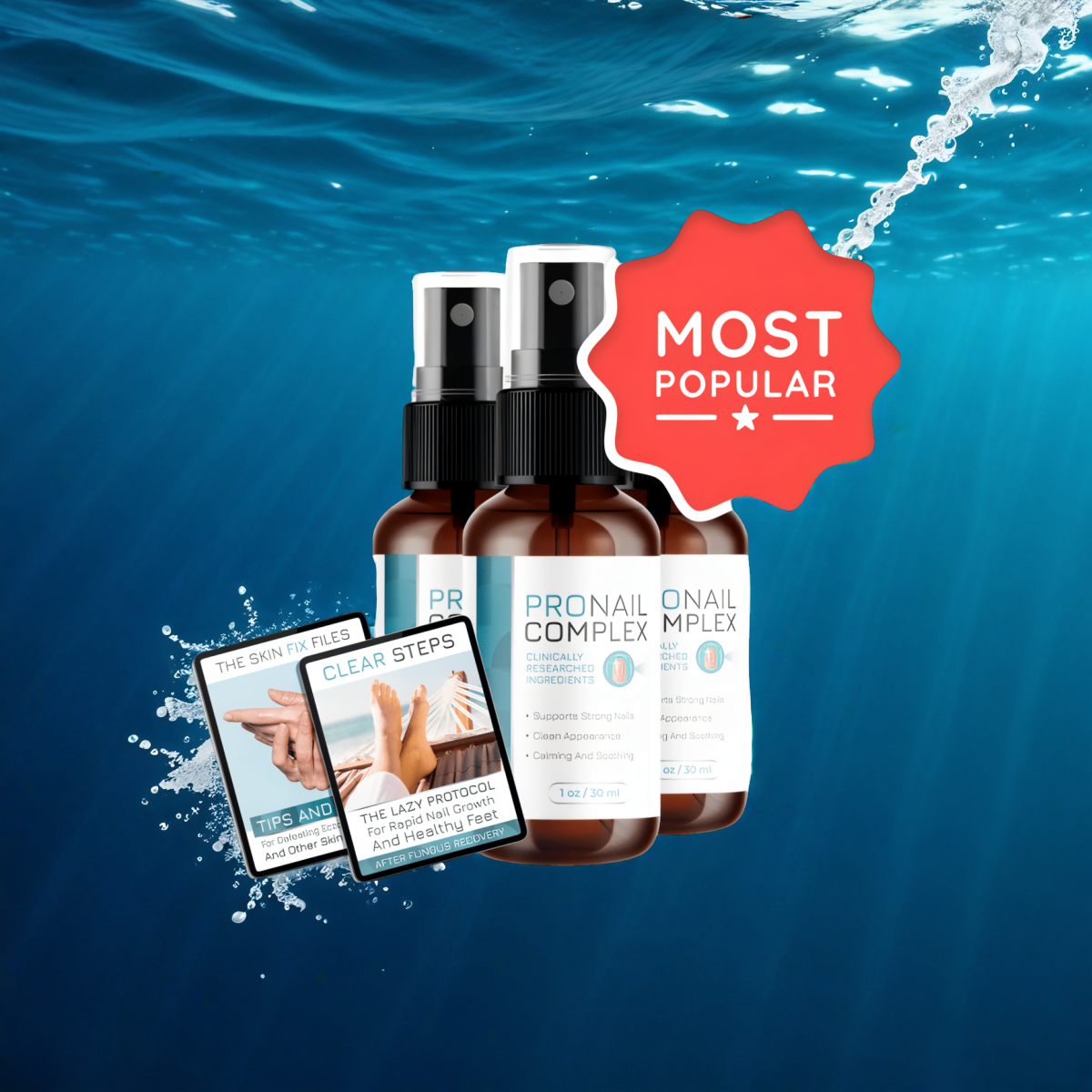 ProNail Complex - 3 Bottles + 2  Ebook