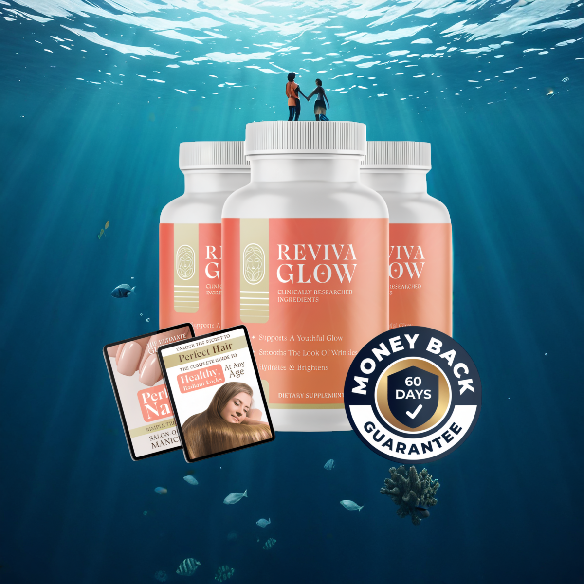 Reviva Glow - 3 Bottles + 2  Ebooks